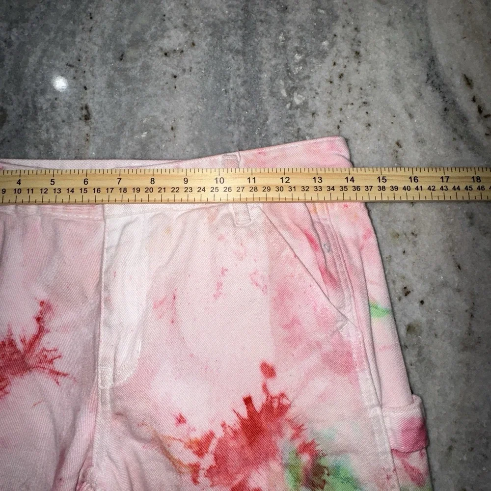 Pacsun‎ Women's 28x30 Tie Dye Embroidered Carpenter Jeans Festival Hippie